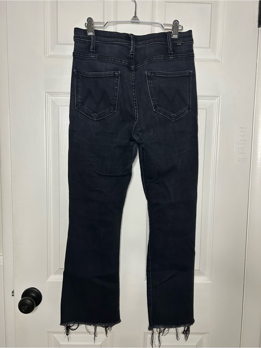 Mother The Hustler Ankle Fray Jeans Encounters at Night - Picture 8 of 13